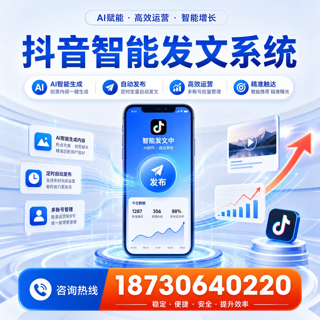 如何通过抖音智能发文系统提升 保定 企业的市场竞争力